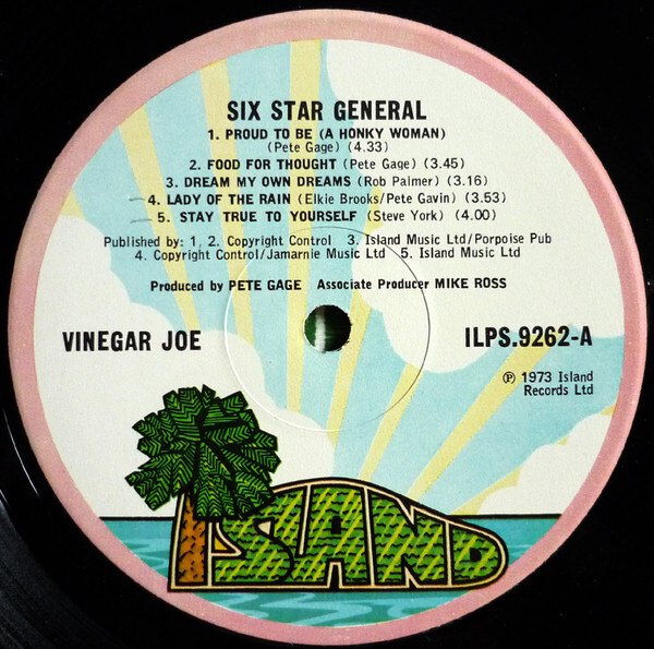 Vinegar Joe Six Star General (LP, Album, Gat) eBay
