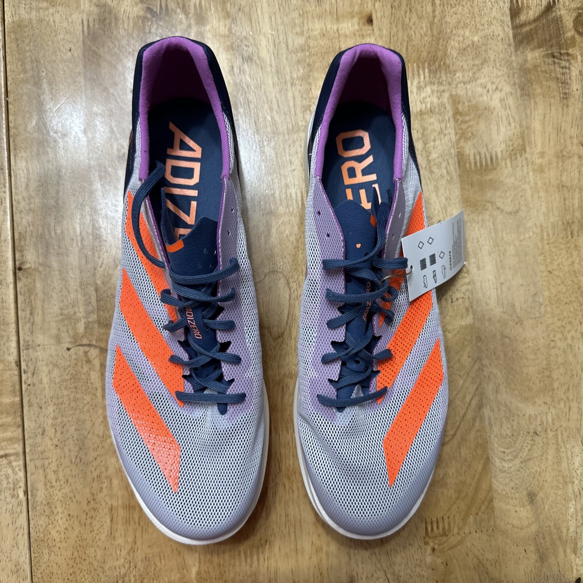 Men's Size 10- Adidas Adizero Avanti Tyo 'Dash Grey Beam Orange