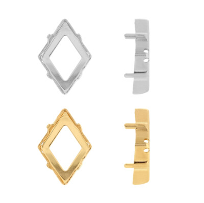 Superior PRIMERO Fancy Stones Settings Fits to 4929 Tilted Spike Crystals