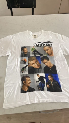 NSYNC Band T-shirt on Winterland tag tagged siz 1990s vintage concert t-shirt, vintage, size L, single stitch, B+ condition