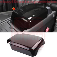 For 2022-2024 Land Rover Defender V8 Black ABS Armrest Box Panel Cover Trim ﻿1X