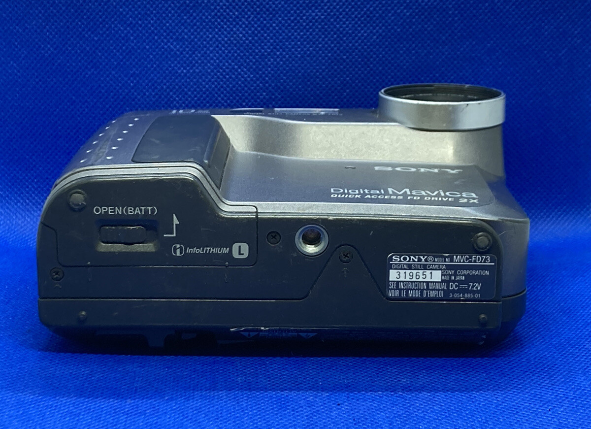 Sony Mavica MVC-FD73 Still Digital Camera 10x Zoom Video Untested
