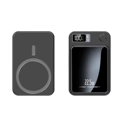 LANTU Supporto Magnetico Qi2 Per Tesla Model 3/Y/X/S – Ricarica 15W, Con Cavo C-C 1m, Compatibile IPhone 12-16