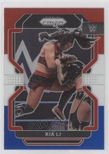 2022 Panini Prizm WWE Red White & Blue Prizm Xia Li #158 0b3