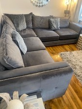 SCS Grey Conrner Sofa LLB