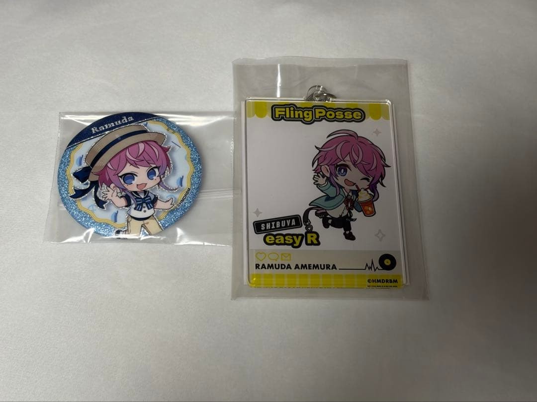 HypnosisMic Photo Frame Acrylic Keychain Sweets Paradise Can Badge Ramuda