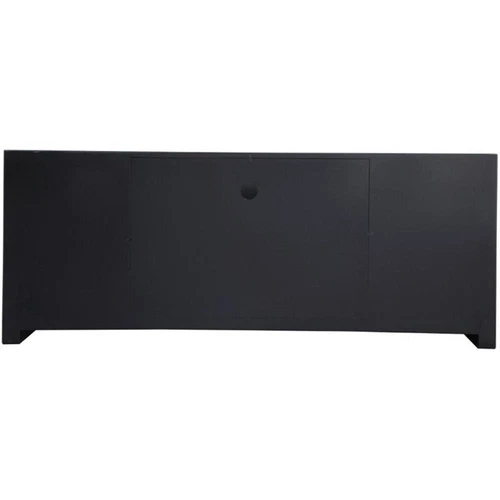 Elegant Decor Modern 2 Door 59" Clear Mirrored Faux Log Fireplace TV Stand - Picture 6 of 10