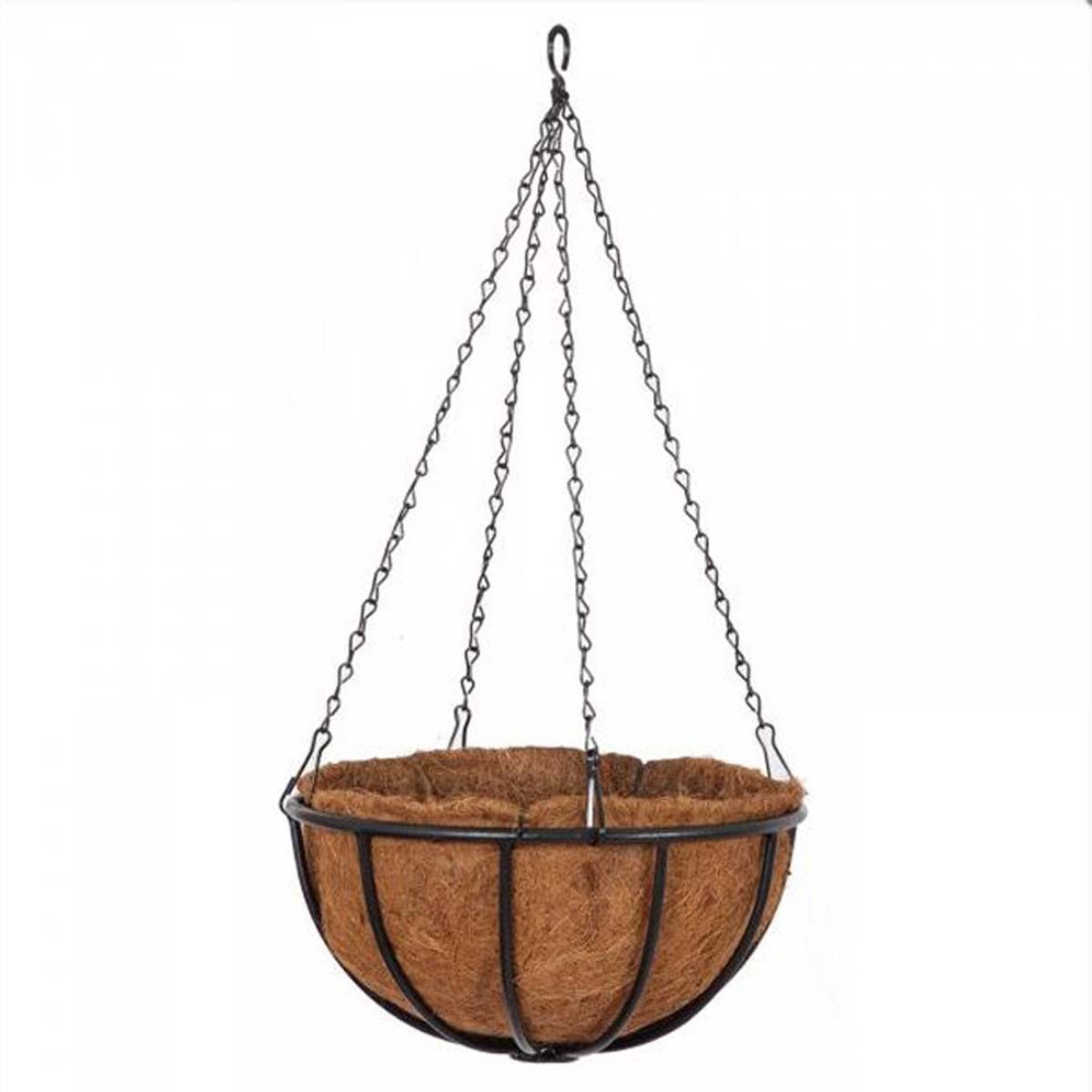 Smart Garden Outdoor Plant Forge Hanging Coco Liner Basket - 16""/  40cm
