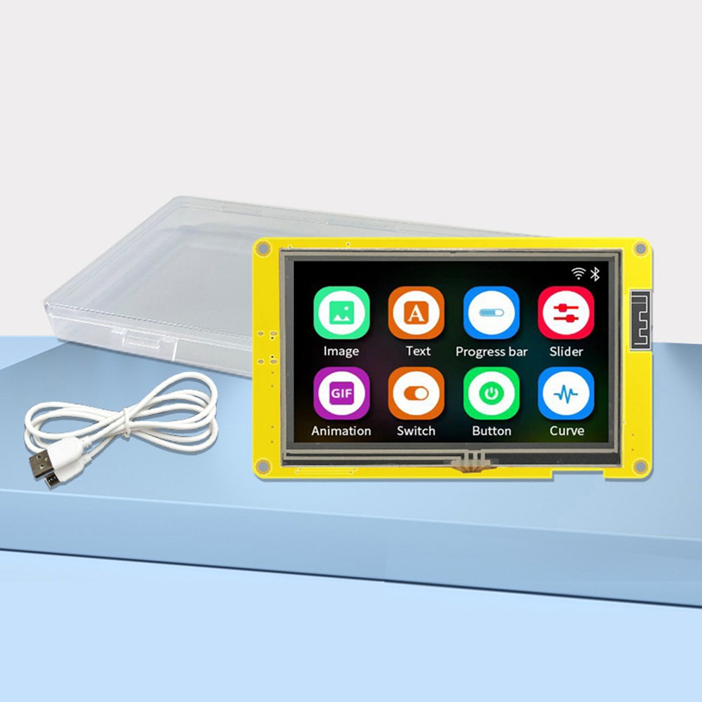 4.3in 480*270 ESP32-S3 Arduino LVGL WIFI&Bluetooth Smart Display Screen Module Q