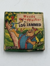 Woody Woodpecker In Log Jammed Castle Films 8MM With Box Vintage Black/White