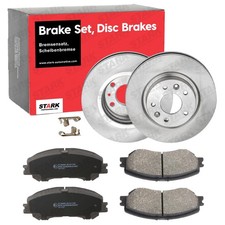 STARK Bremsenset Vorne Bremsscheiben Beläge für RENAULT Kadjar (HA, HL)