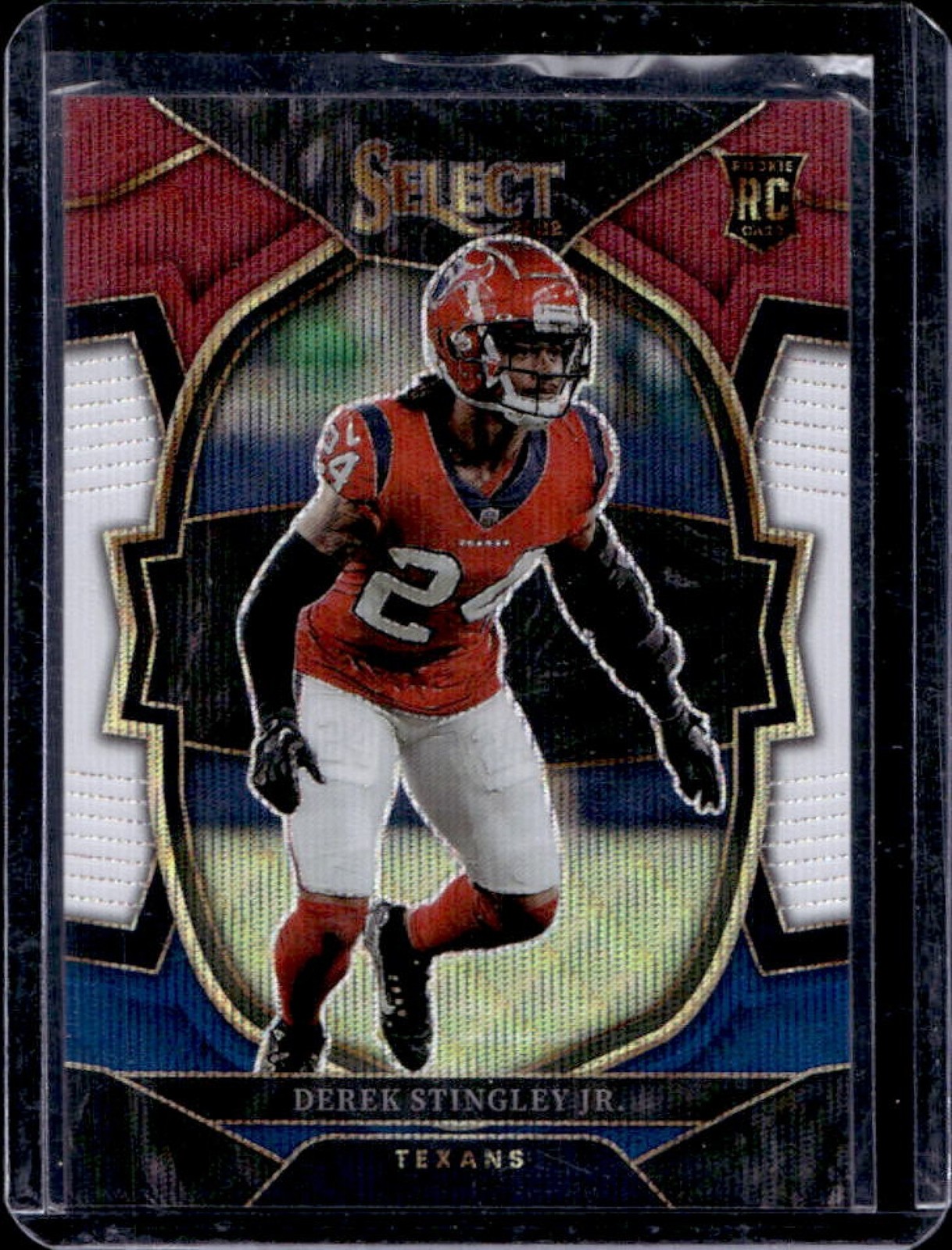 2022 Select Derek Stingley Jr. RC Tri Color Prizm Concourse #78/249 Texans