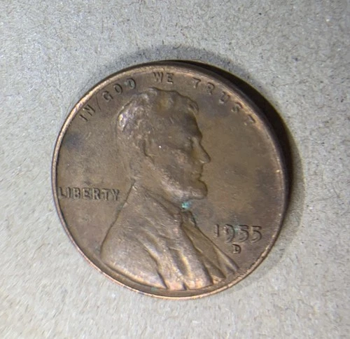 1955 D Indian Head Wheat Penny 1 Cent