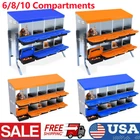 Chicken Nesting Box Chicken Nesting Box 6/8/10 Compartments Chicken Laying US