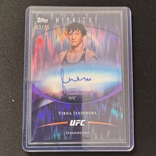 ☕️MK 2026 TOPPS UFC MIDNIGHT DUSK AUTO VIRNA JANDIROBA /75