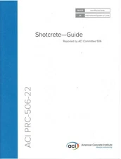 ACI PRC-506-22 Shotcrete-Guide by ACI Committee 506 (2022, Paperback)