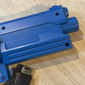 Virtua Cop SEGA Saturn Game & Official Blue Light Gun MK-80311 Tested & Working