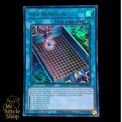 YuGiOh - Dice Dungeon - BLCR-DE005 Ultra Rare 1. Auflage DE & NM