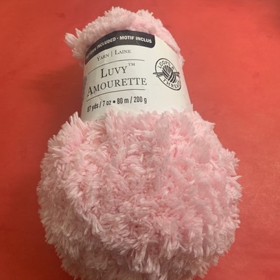 Loops & Threads PINK ROSE yarn Jumbo 7, 87 yds, NEW