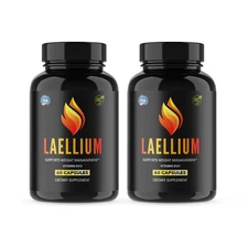 (2 Pack) Laellium Capsules, Laellium Weight Loss Advanced Formula (120 Capsules)