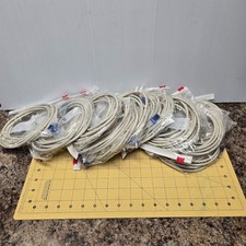 Lot of 15 Cat5e Patch Cord 10' Foot Ethernet Network Cables