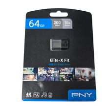 PNY 64GB Elite-X Fit USB 3.1 Flash Drive Memory Stick