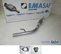 Imasaf ESD Auspuff Endtopf + Anbauteile für Mitsubishi Pajero Sport 2.5 TD (K90)