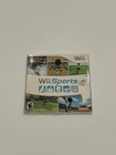 Wii Sports Nintendo Video Game Disc Manual and Cardboard Sleeve CIB