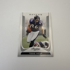 2011 Panini Prestige #19 Todd Heap Baltimore Ravens Football Card