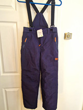 YIGGA Waterproof Navy Snow Salopette Trousers w/ Braces Age 11 Years 146cm