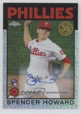 2021 Topps Silver Pack 1986 Chrome Baseball 71/199 Spencer Howard Auto 2g8