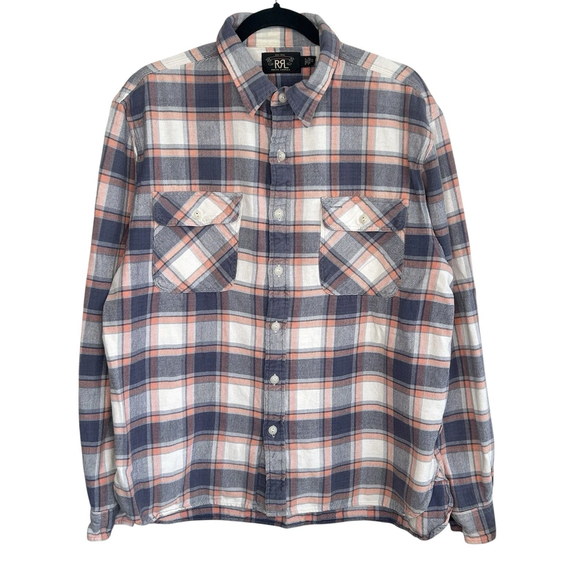 RRL Classic Button-Up Casual Button-Down Shirts for Men for sale