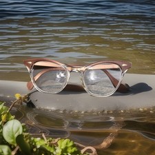 Charming American Optical True Vintage Cat-eye Eyeglasses 5 3/4 - 46  20 