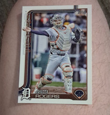 Topps 2025 Series 1 Jake Rogers #55 Detroit Tigers MLB Baseball Card