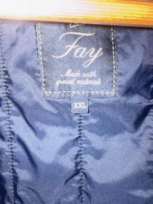 FAY easy Morning Herren Mantel Marineblau