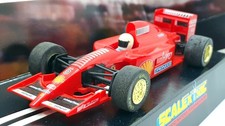 Scalextric 1/32 Scale Slotcar C410 - Ferrari 643 F1 5 - White Helmet