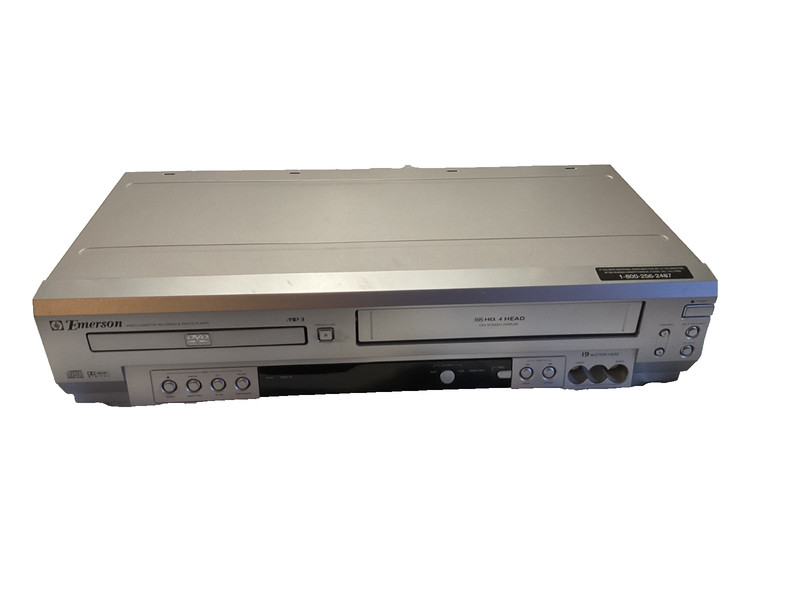 EMERSON DVD/VHS COMBO EWD2003 TESTED WORKS - NO REMOTE