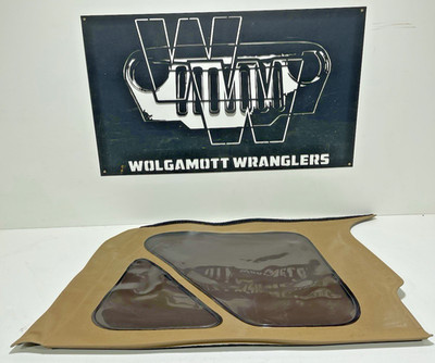 Sierra Offroad Rear Passenger Saddle Tan Tinted Window 97-06 Jeep TJ Wrangler L5
