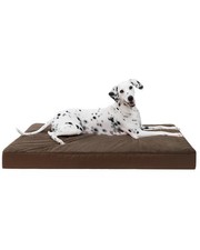 Orthopedic Waterproof Dog Bed Crate Mat for Large Dogs 41x27in Washable Egg Foam