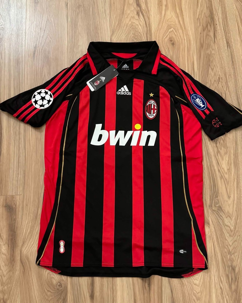 KAKA #22 AC Milan Jersey 2006/2007 Champions League Short Sleeve