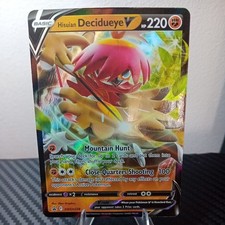 Pokémon TCG Hisuian Decidueye v SWSH238 Black Star Promo Card + Gift