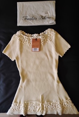 Libra Cream Ribbed Crochet Drop Waist Mini Dress Frankies Bikinis | eBay Libra Cream Ribbed Crochet Drop Waist Mini Dress Frankies Bikinis | eBay