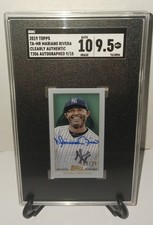 2019 Topps Mariano Rivera Clearly Authentic T206 auto SGC 9.5 Mint numbered 9/15