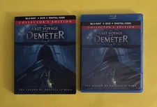 THE LAST VOYAGE OF THE DEMETER (BLU-RAY DVD 2023) LIKE NEW W/SLIPCOVER FREE SHIP