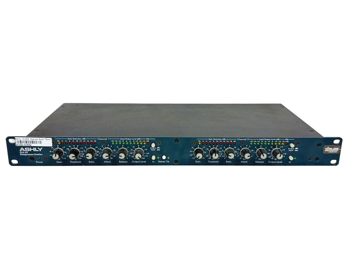 Ashly CLX-52 Stereo & Dual Mono Compressor/Limiter [001642] | eBay
