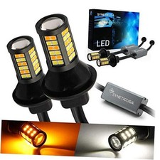 3157 Error Free Canbus Dual Color Switchback LED Turn Signal Light Bulbs No