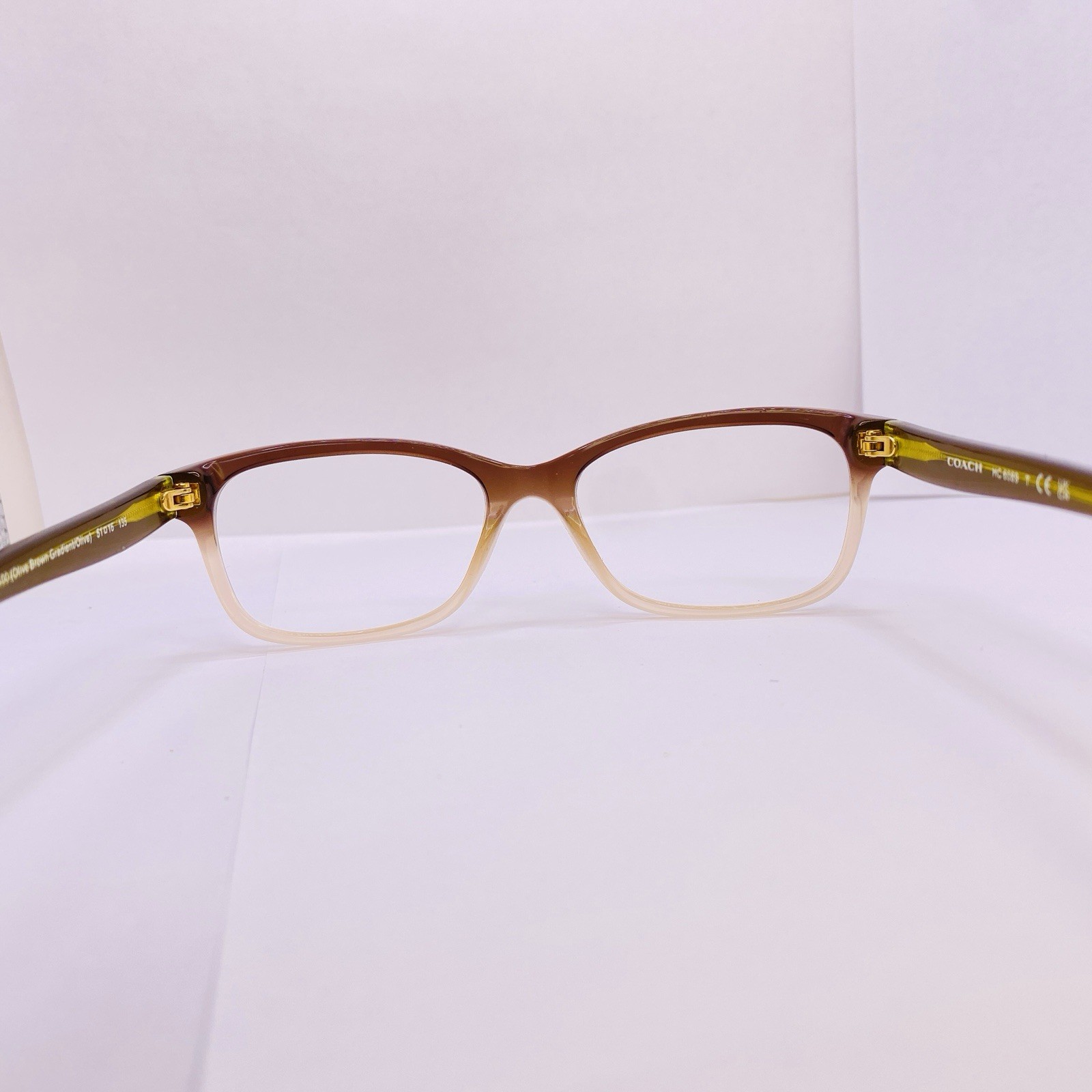 Coach Authentic Eyeglasses HC 6089 5400 Olive Brown Gradient 51 [] 16 135 MM thumbnail 8