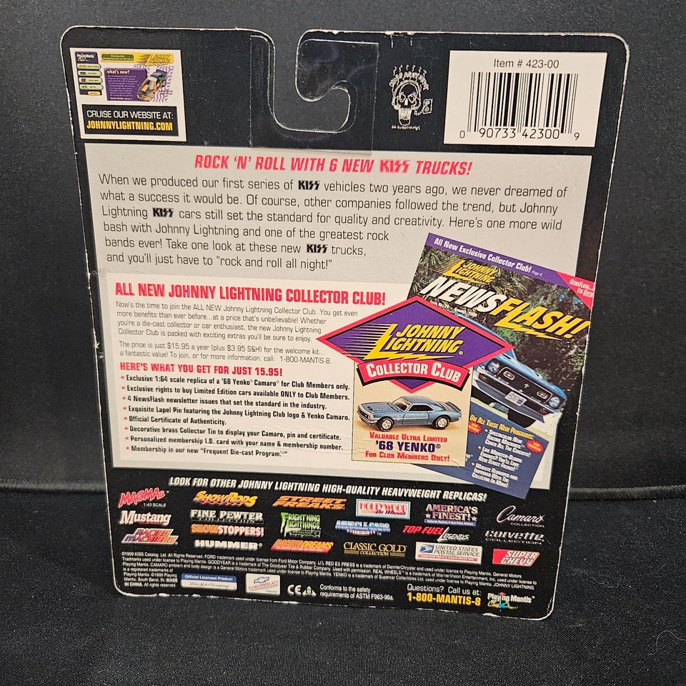 RARO 1999 Johnny Lightning KISS Juego de (4) Camiones Ciclón Ford El Camino's Foto 3 de 4