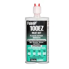 Fusor 100EZ Plastic Repair Adhesive, 2-Part Heat-Set Epoxy, 7.1 oz Cartridge