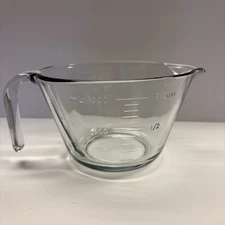 Pampered Chef 4-Cups 1 Qt./1-LITRE Glass Measuring Mixing Batter Bowl No Lid